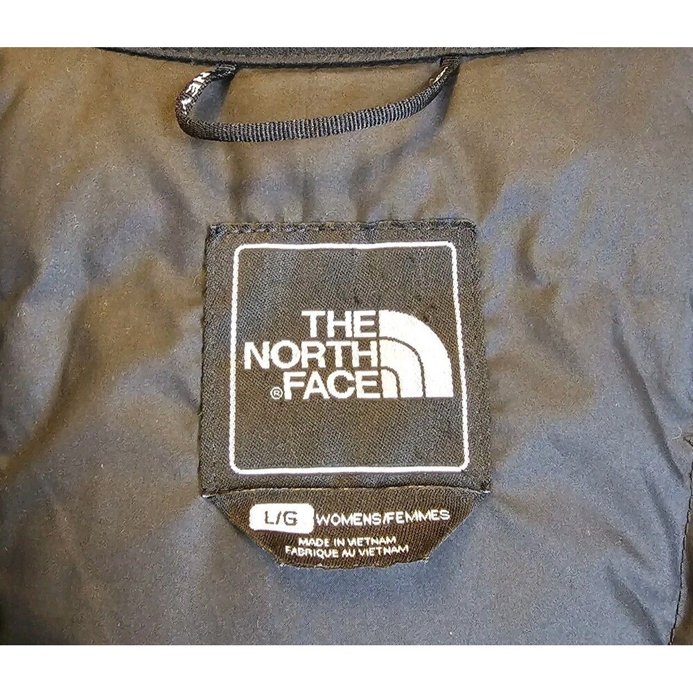 The North Face Metropolis 550 Down Puffer Jacket Parka Coat Womens L Long Black - Picture 6 of 10